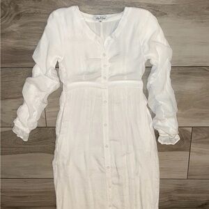 White dress, Colby and Claire temple dress size XS